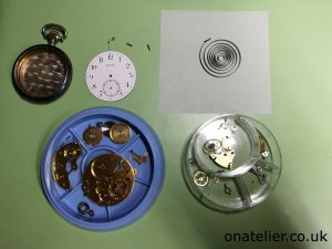 Pocket Watch Clean Movement Parts