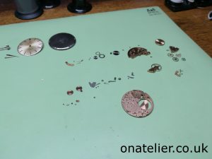 Omega Calibre 601 stripped down